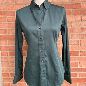 Deep Green Tailored Button Down